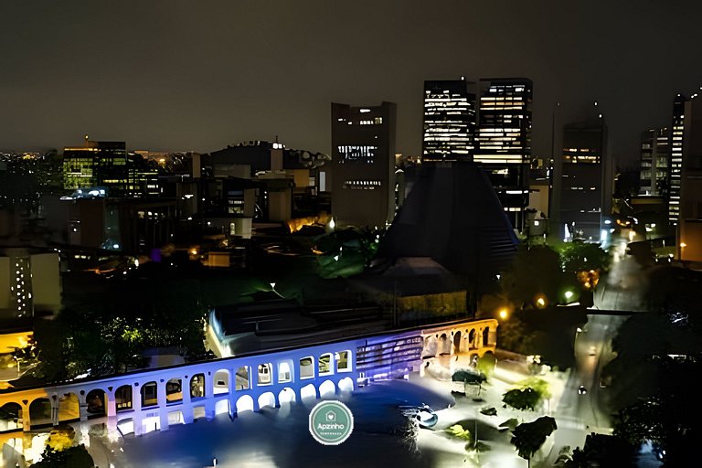 Estúdio na Lapa RJ | Hub Coliving com Piscina | Apartamento