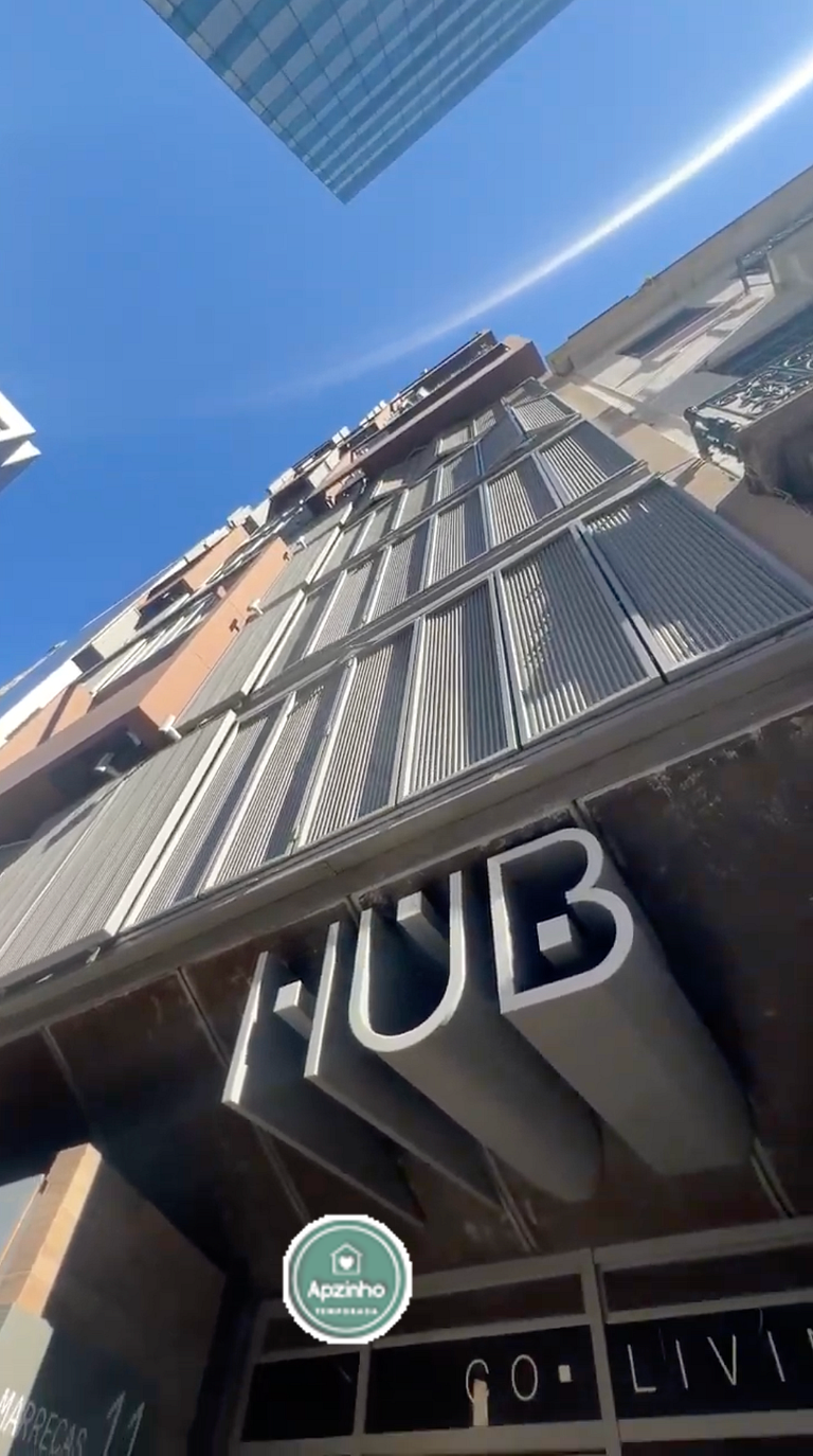 Estúdio na Lapa RJ | Hub Coliving com Piscina | Apartamento