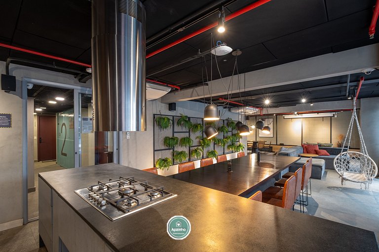 Estúdio na Lapa RJ | Hub Coliving com Piscina | Apartamento