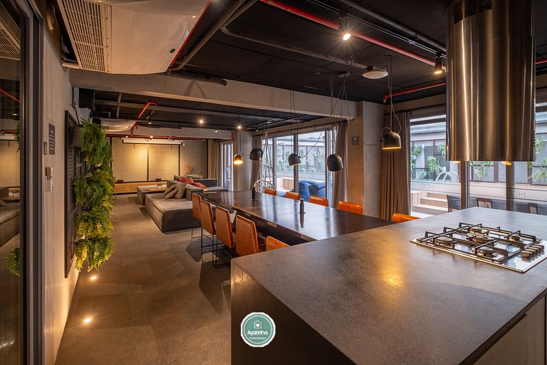 Estúdio na Lapa RJ | Hub Coliving com Piscina | Apartamento