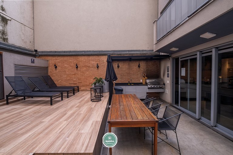 Estúdio na Lapa RJ | Hub Coliving com Piscina | Apartamento