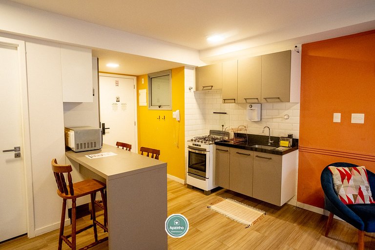 Estúdio na Lapa RJ | Hub Coliving com Piscina | Apartamento
