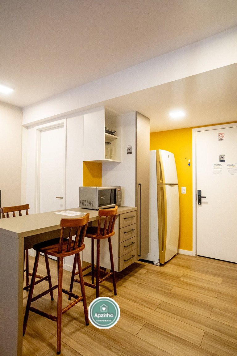 Estúdio na Lapa RJ | Hub Coliving com Piscina | Apartamento