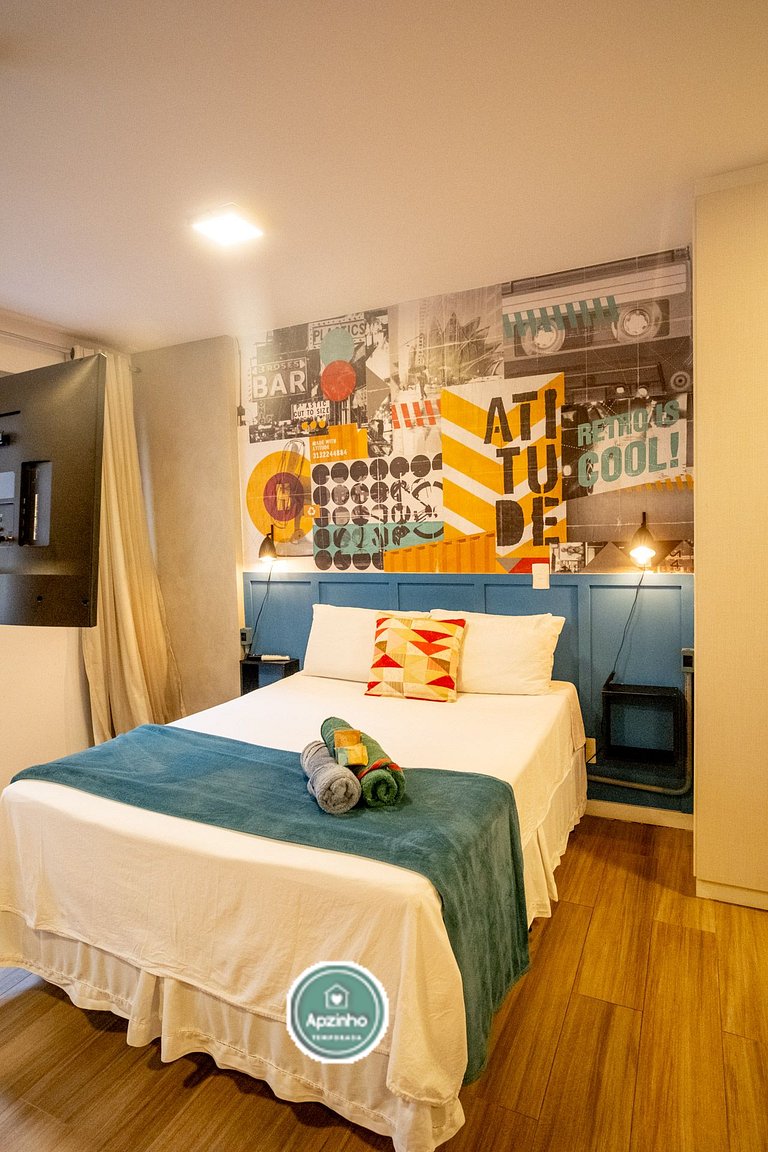 Estúdio na Lapa RJ | Hub Coliving com Piscina | Apartamento