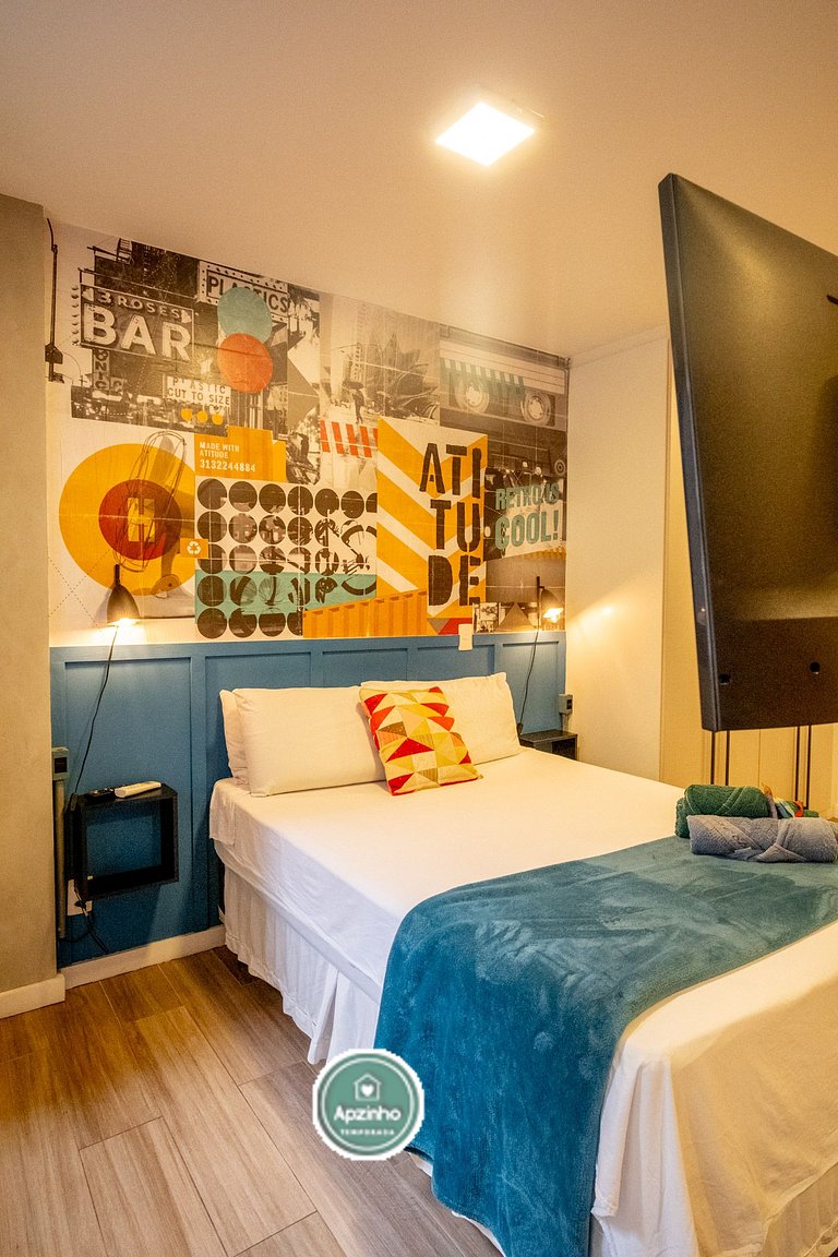Estúdio na Lapa RJ | Hub Coliving com Piscina | Apartamento